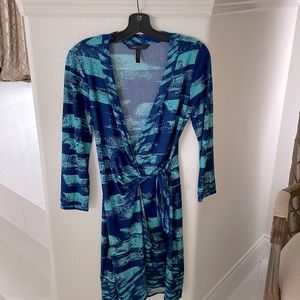 BCBGMAXAZRIA Alberta Wrap Dress